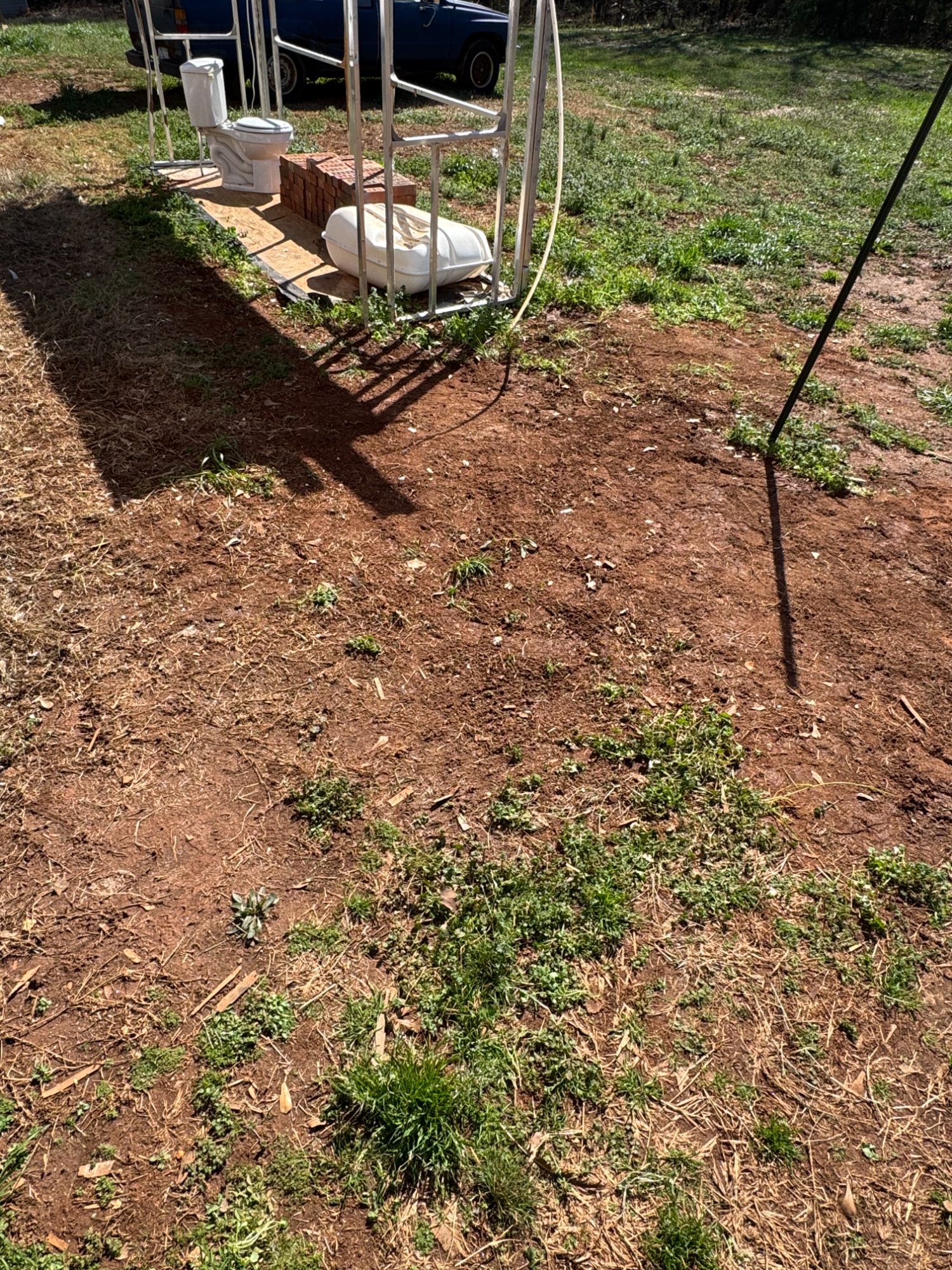 Yard cleared of all waste